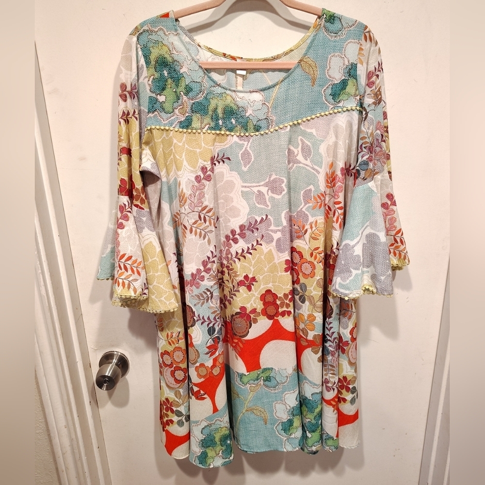 Uncle Frank Floral Patchwork Mini Dress - Multicolor